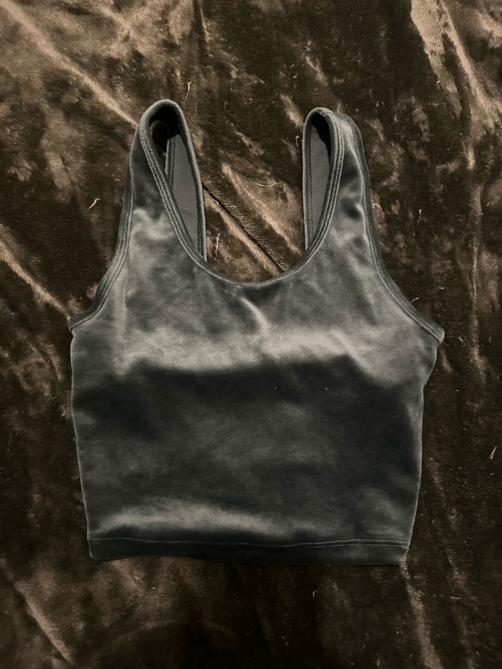aerie Black Scoop Neck Tank Top